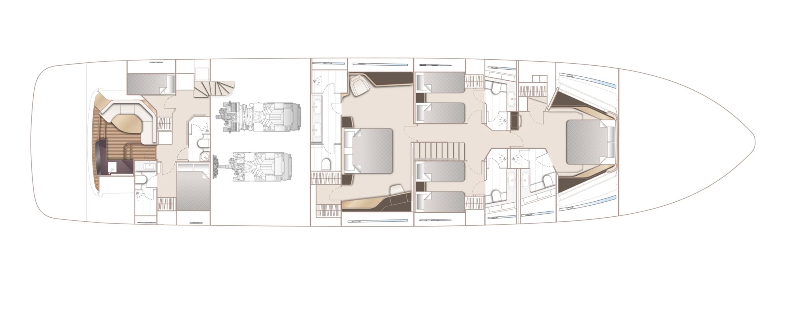 Lower Deck Layout (Opatinal)